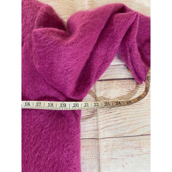 Vintage Jane Chafant Magenta Button Front Union Tag Coat - Med/Large - Picture 8 of 13